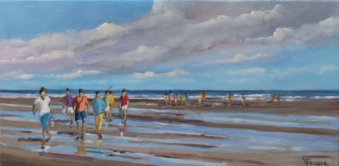 Marée basse - Peinture - DAVID FOUSSE Marée basse - Peinture - DAVID FOUSSE