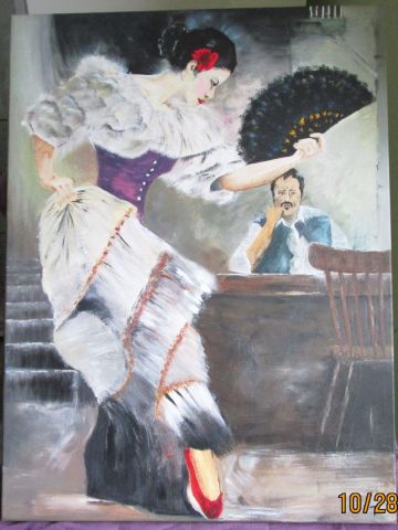 L'artiste thierry vernet - flamenco