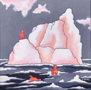 Peinture de Jideka: Réchauffement climatique n°13