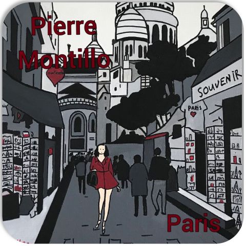 L'artiste montillo - Montmartre Paris. 