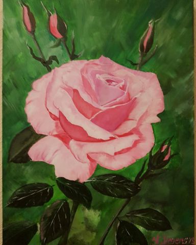 La Vie en Rose - Peinture - Katarina Meyers