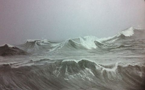 L'artiste Alnani - Les vagues