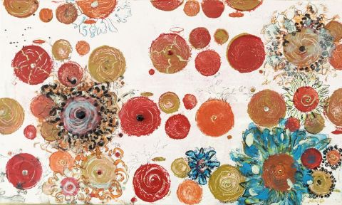 Tourbillon de fleurs - Peinture - emie Tourbillon de fleurs - Peinture - emie