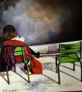 Peinture de CLOTILDE NADEL: solitude