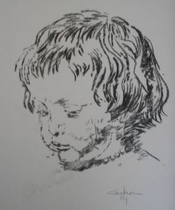 Voir cette oeuvre de Raphael: Visage d'enfant