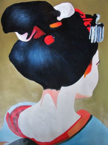 L'artiste Marie-Pierre JAN - Geisha