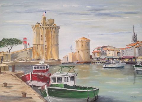 La Rochelle - Peinture - Josette Duboz
