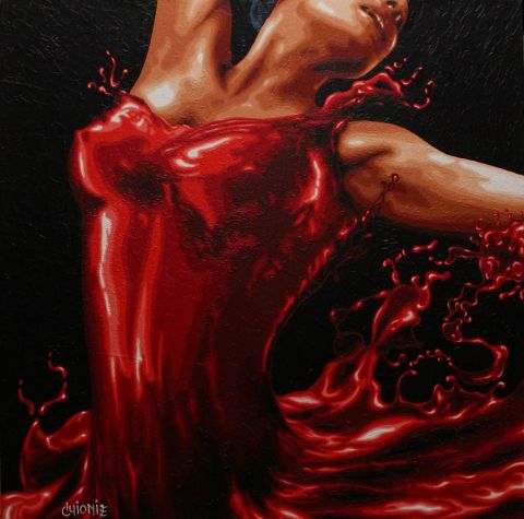 Projection Dansante - Peinture - guionie jean Projection Dansante - Peinture - guionie jean