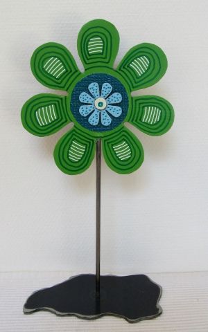 L'artiste Marie-Pierre JAN - Fleur N°7 L'artiste Marie-Pierre JAN - Fleur N°7