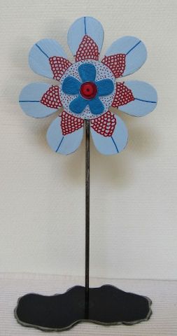 L'artiste Marie-Pierre JAN - Fleur N°6 L'artiste Marie-Pierre JAN - Fleur N°6