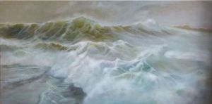 Peinture de Chantal Eberle: Vents et marées
