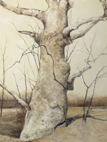 L'arbre - Peinture - Chantal Eberle