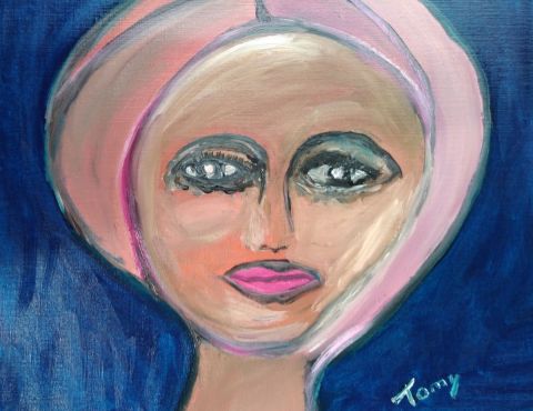 Femme du monde - Peinture - Tomy