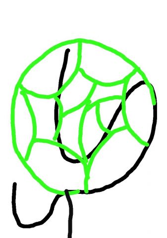 La balle verte - Peinture - Ramuy