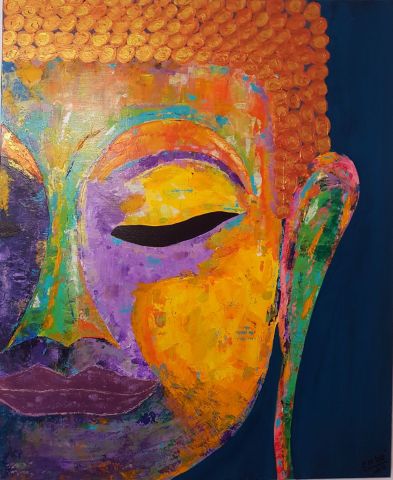 Gautama boudha - Peinture - Embe