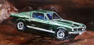 Voir cette oeuvre de Cell'arts: Mustang 1968
