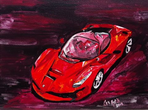 L'artiste Cell'arts - La Ferrari 