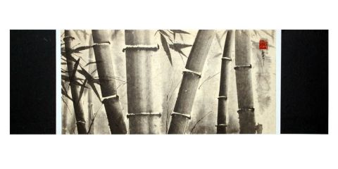 L'artiste encre-zen - forêt de bambous L'artiste encre-zen - forêt de bambous