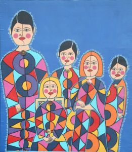 Peinture de ANTOINE MELLADO: Portrait de famille 5