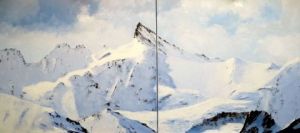 Voir le détail de cette oeuvre: 3954 peinture montagne