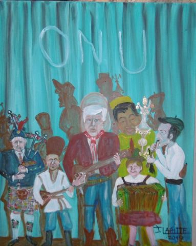 La Musique - Peinture - LAFFITTE Jacky La Musique - Peinture - LAFFITTE Jacky