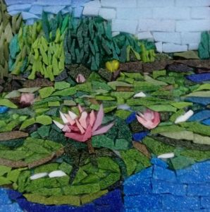 Mosaique de philippe rossi: Les lotus