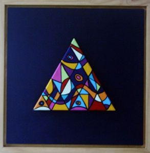 Peinture de ANTOINE MELLADO: Triangles des Bermudes 1
