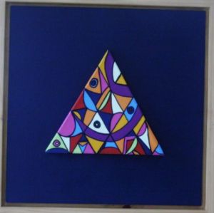 Peinture de ANTOINE MELLADO: Triangles des Bermudes 2