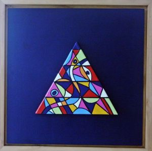 Peinture de ANTOINE MELLADO: Triangles des Bermudes 3