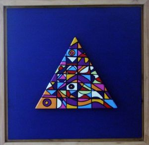 Peinture de ANTOINE MELLADO: Triangles des Bermudes 4