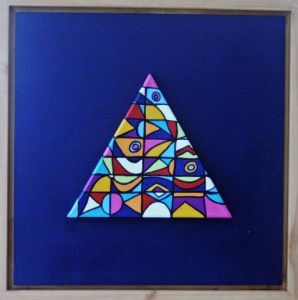 Peinture de ANTOINE MELLADO: Triangles des Bermudes 6