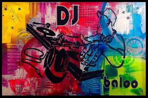 DJ baloo - Peinture - STEF DJ baloo - Peinture - STEF