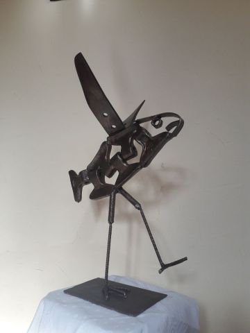 Poisson volant - Sculpture - MICHEL SIDOBRE