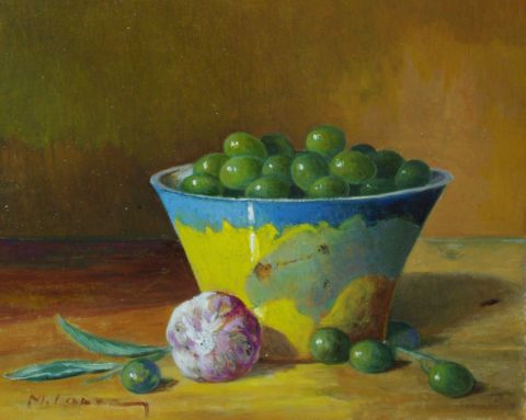 L'artiste marpielo - bol aux olives
