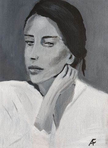 Portrait 2 - Peinture - Annick Fournier
