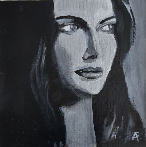 Portrait 3 - Peinture - Annick Fournier