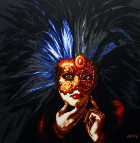 Fée Vénitienne - Peinture - guionie jean Fée Vénitienne - Peinture - guionie jean