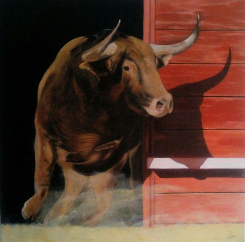 El toro - Peinture - catherin nathalie