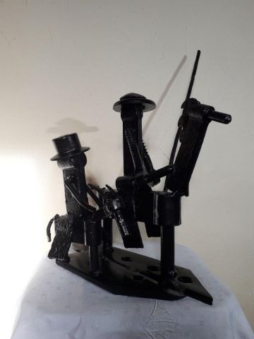 Don Quichotte - Sculpture - MICHEL SIDOBRE