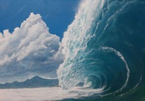Voir cette oeuvre de David Quant peintures marines - tableau mer:   Déferlante (Acrylique sur Toile 46x61 cm)