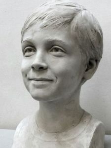 Sculpture de Laurent mc sculpteur portrait: Portrait enfant