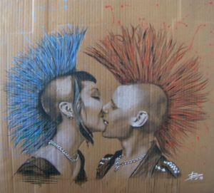 Voir cette oeuvre de lataupe: Punk Kiss
