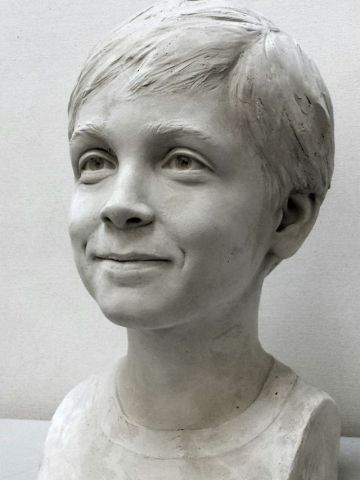 L'artiste Laurent mc sculpteur portrait - Portrait enfant
