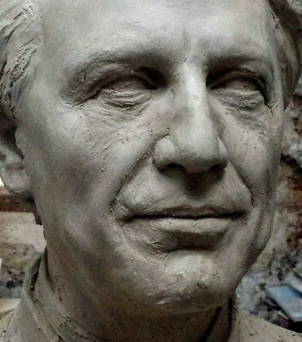 L'artiste Laurent mc sculpteur portrait - Portrait étape L'artiste Laurent mc sculpteur portrait - Portrait étape