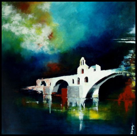 L'artiste KARPEG  - Pont d'AVIGNON