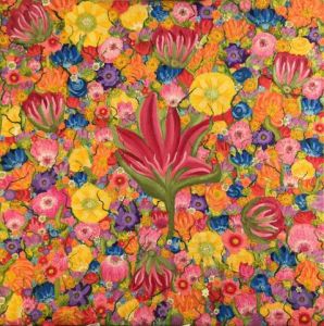 Peinture de jean pierre MALLET: Fleurs