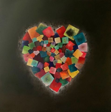 LOVE   - Peinture - Isabelle Peirone