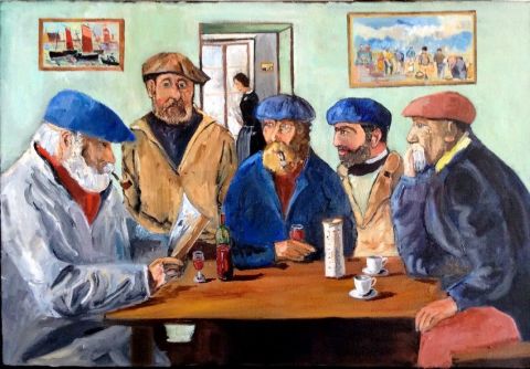 la lecture - Peinture - gilles clairin la lecture - Peinture - gilles clairin