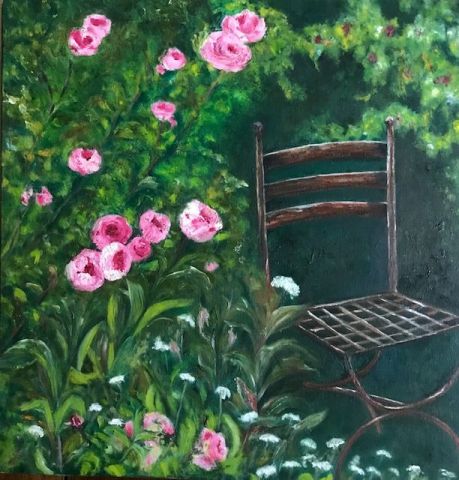 la chaise - Peinture - Helene GAUTHIER