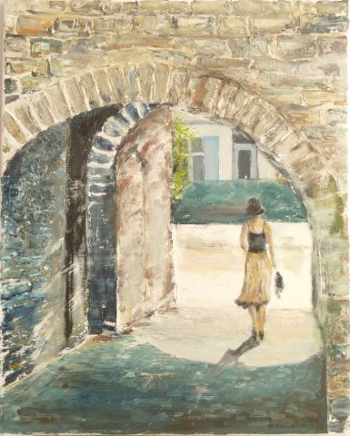 Portes de degrés-Boulogne sur mer - Peinture - Jean-Pierre Henichart Portes de degrés-Boulogne sur mer - Peinture - Jean-Pierre Henichart